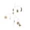Hello Honey® Gold Metal Celestial Mobile Decoration